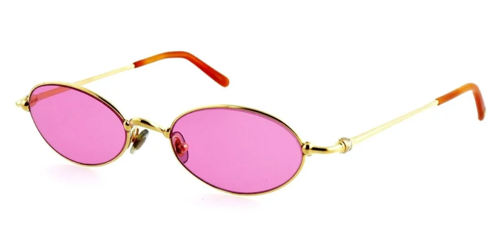 Cartier Trinity vintage 24 K gold sunglasses