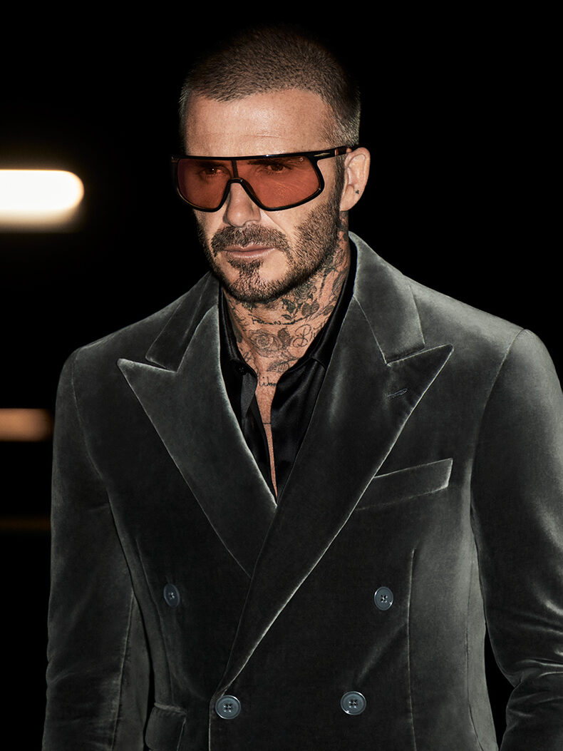 David Beckham with Sunglasses - DB 99/VISOR