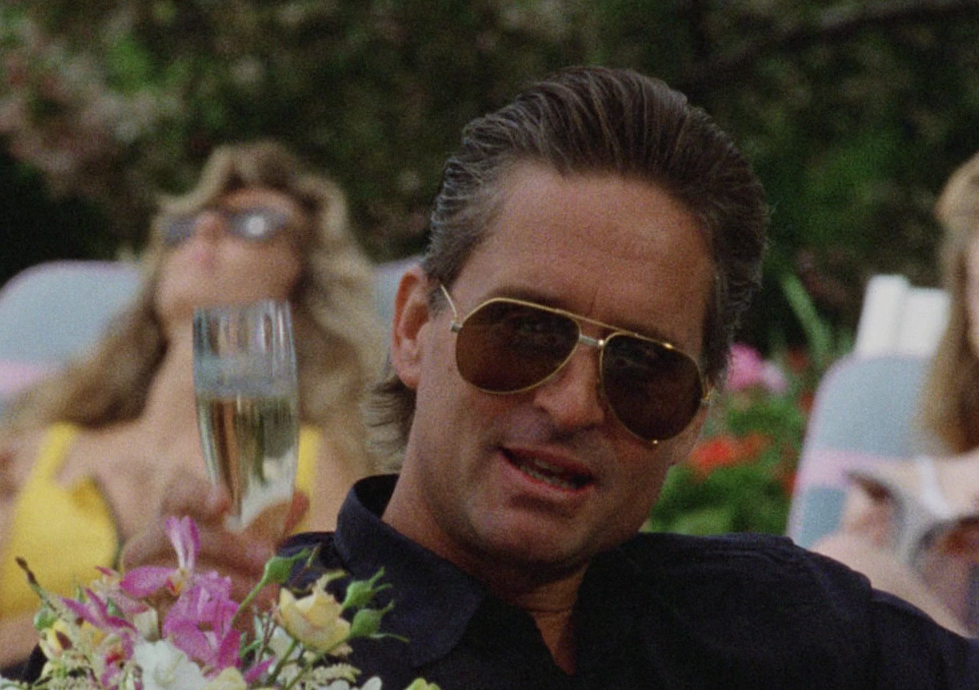 Michael Douglas in Cartier Vendôme aviator sunglasses