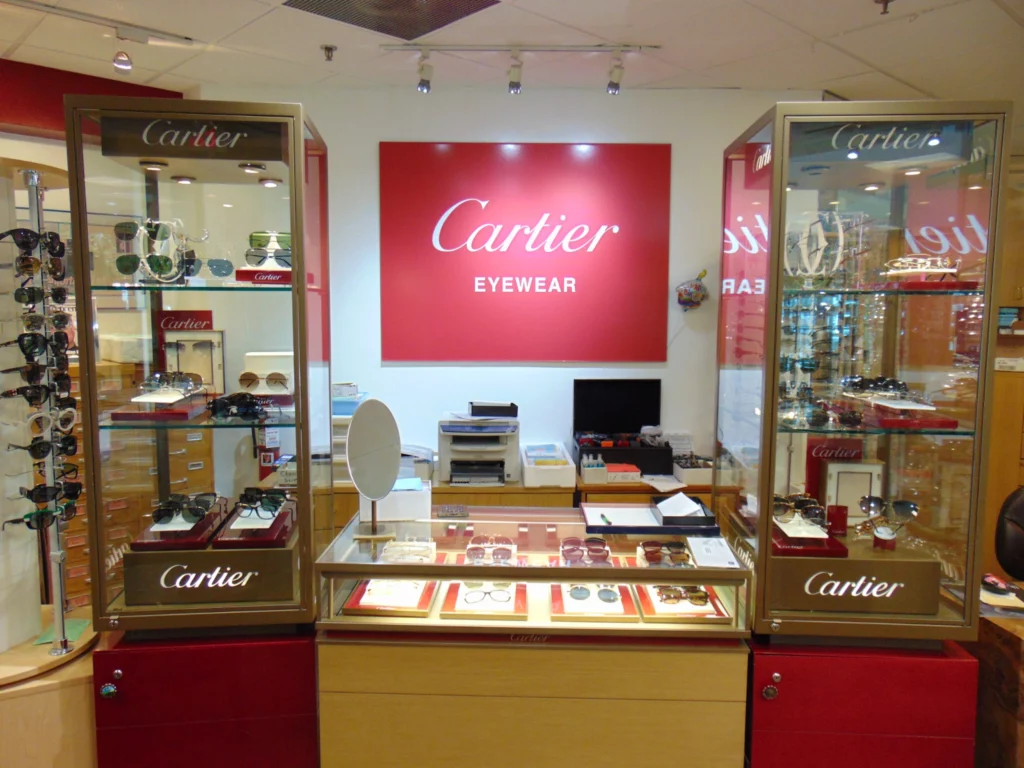 Cartier eyewear store