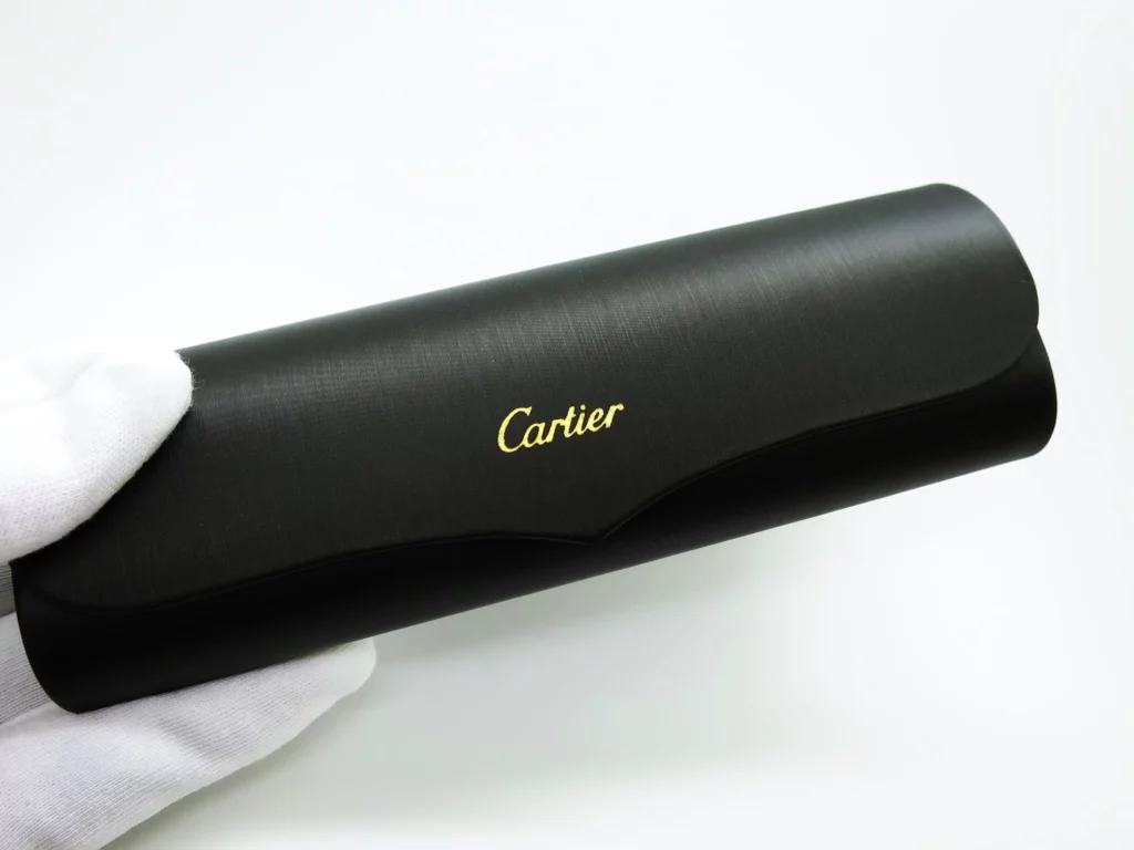 A protective case for Cartier glasses