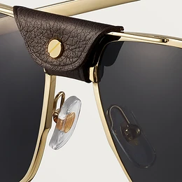 Santos de Cartier eyewear: close to details