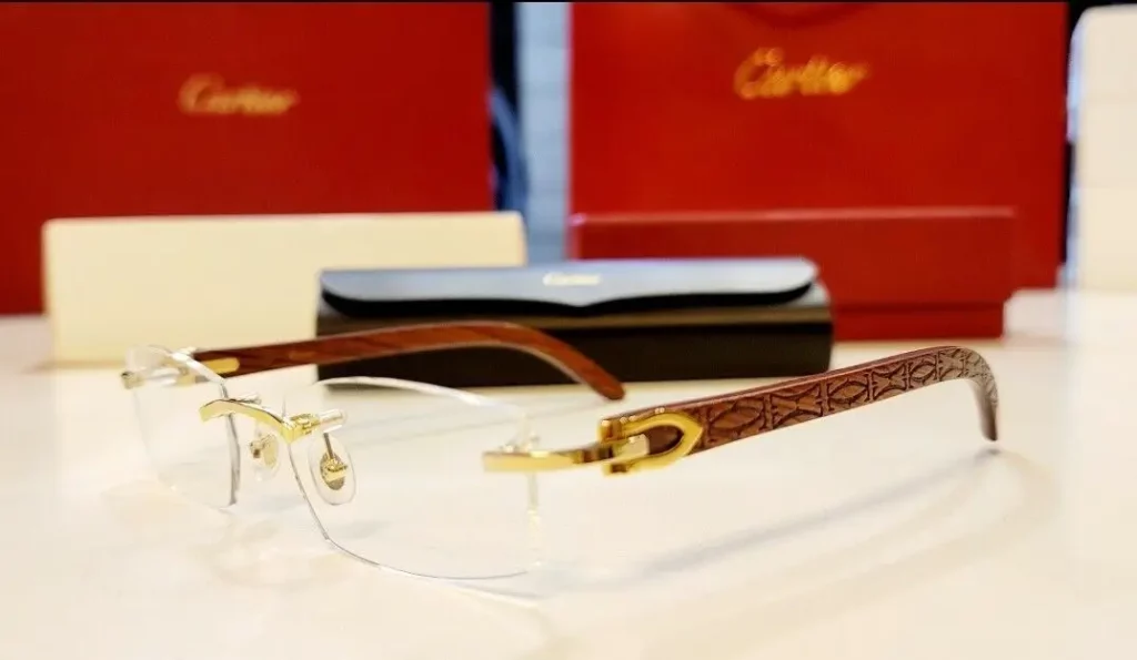 Cartier C Décor glasses 18K gold