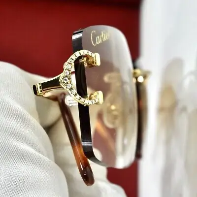 Cartier C Décor diamond glasses