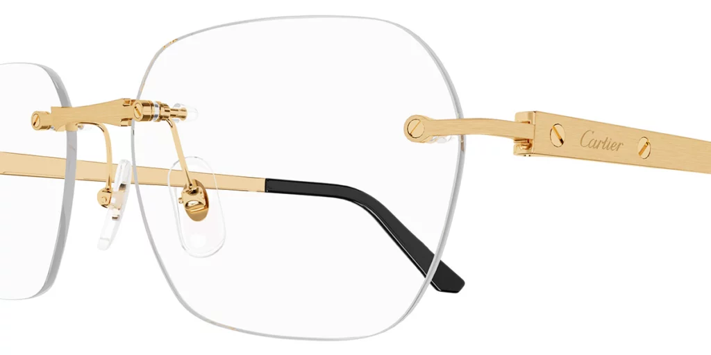 Cartier CT0407O 001 57 frames in Gold