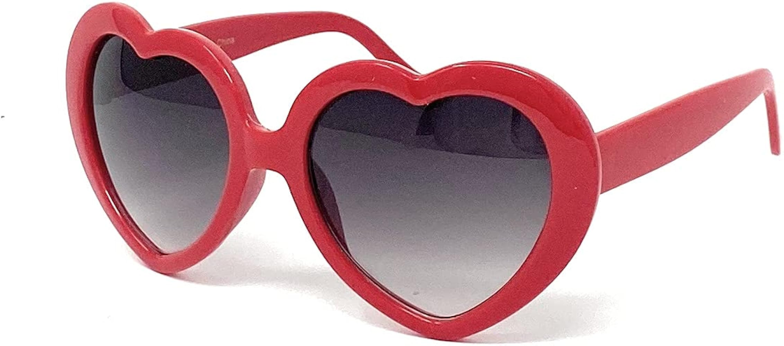 sunglasses red hearts women stella mccartney