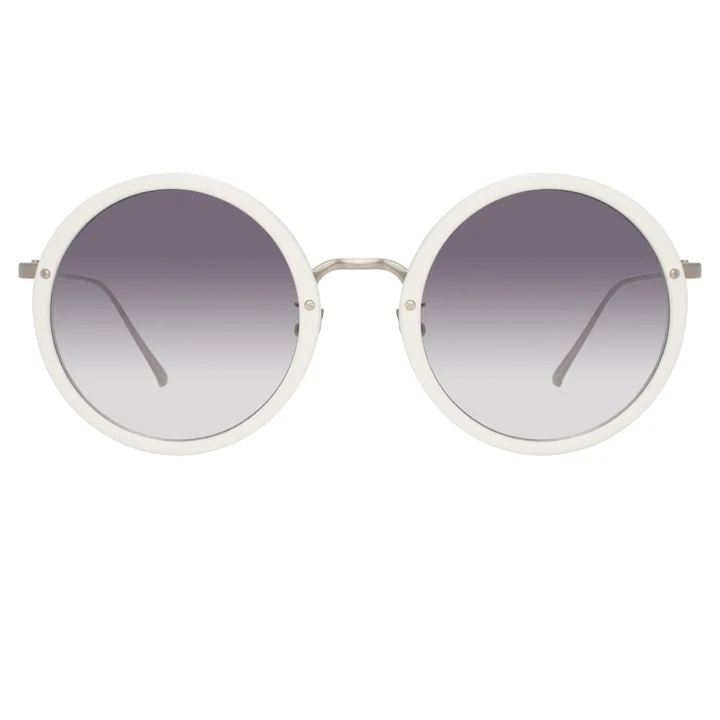 linda farrow round sunglasses