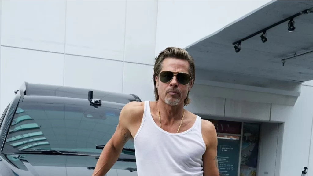 Brad Pitt Sunglasses in W Magazine