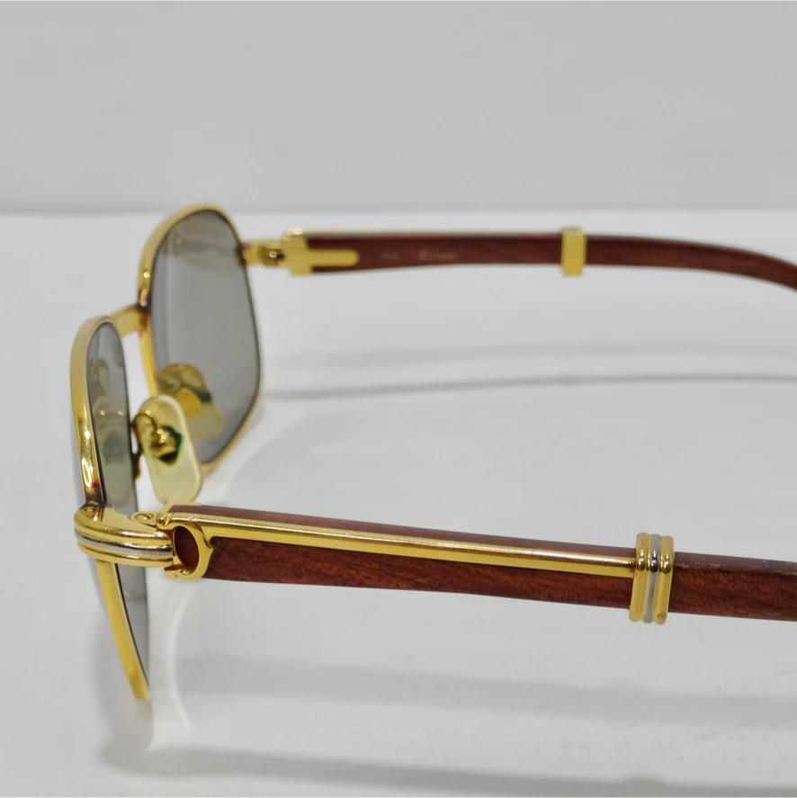 Cartier wood glasses