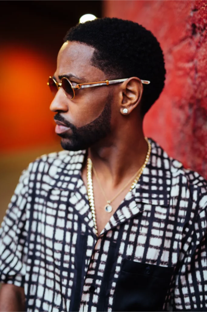 Big Sean is wearing Cartier white buffs