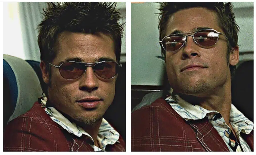 Brad Pitt Sunglasses in Fight Club