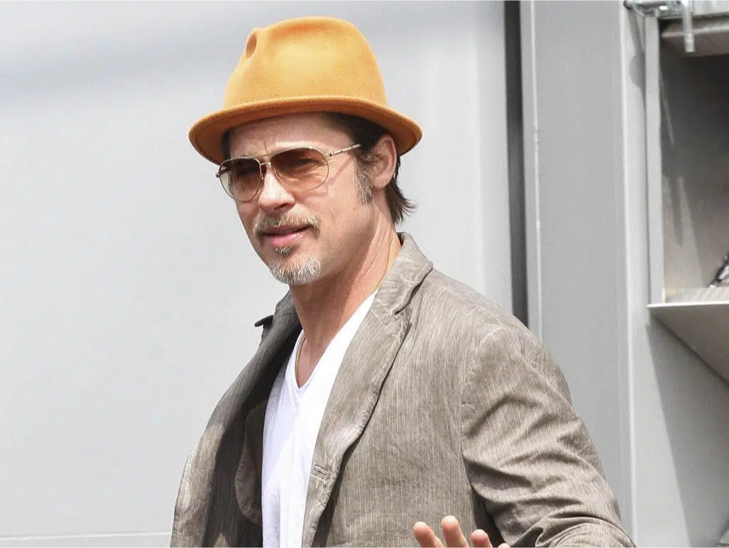 Brad Pitt in Prada sunglasses