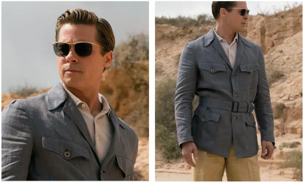 Brad Pitt Sunglasses in Allied