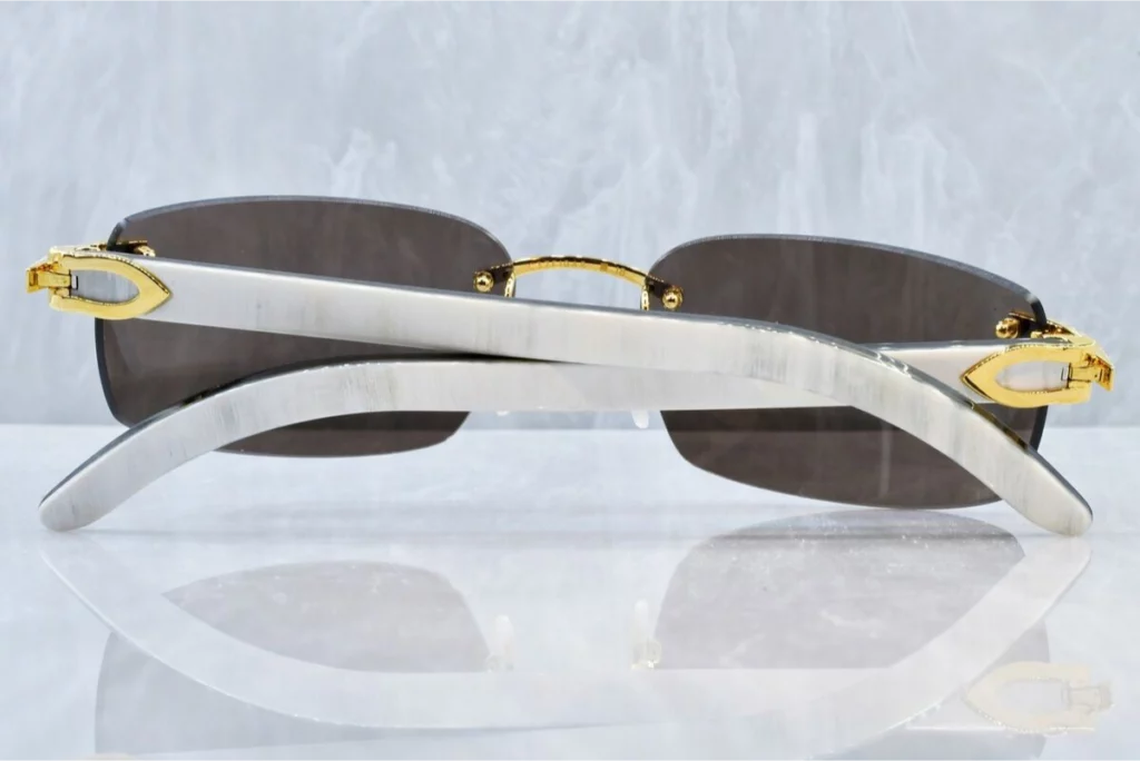 Beautiful white buffs from Cartier