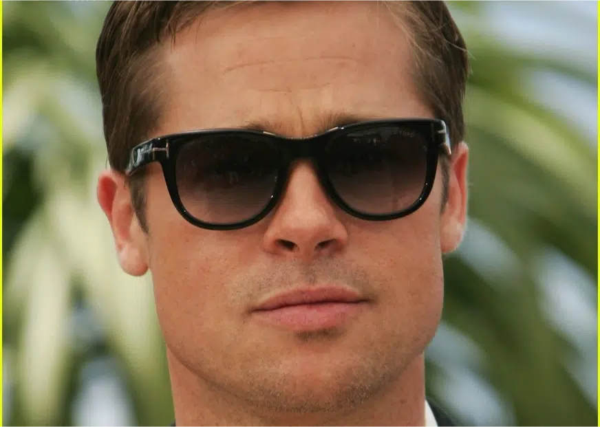 Young Brad Pitt sunglasses