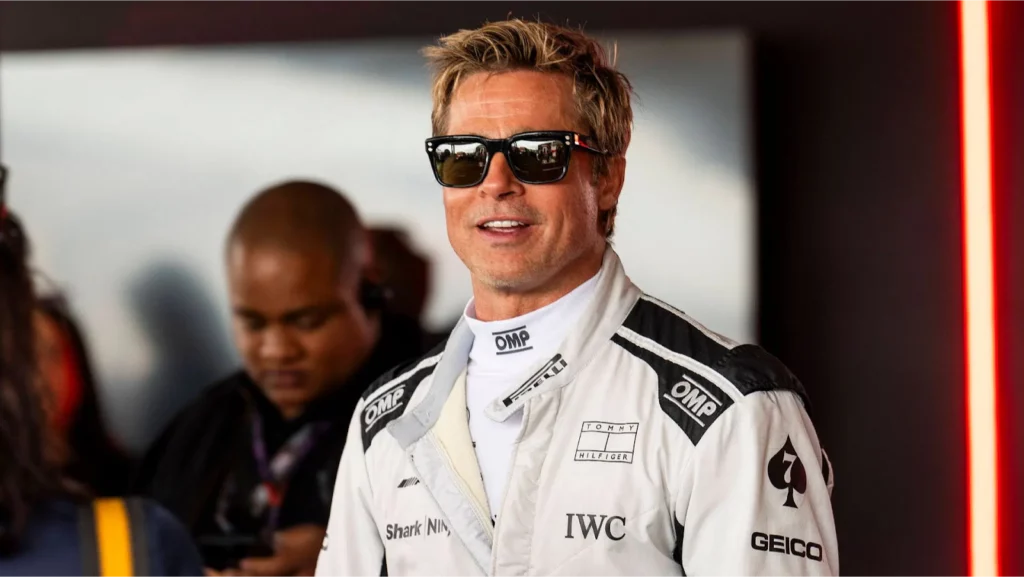 Brad Pitt F1 sunglasses