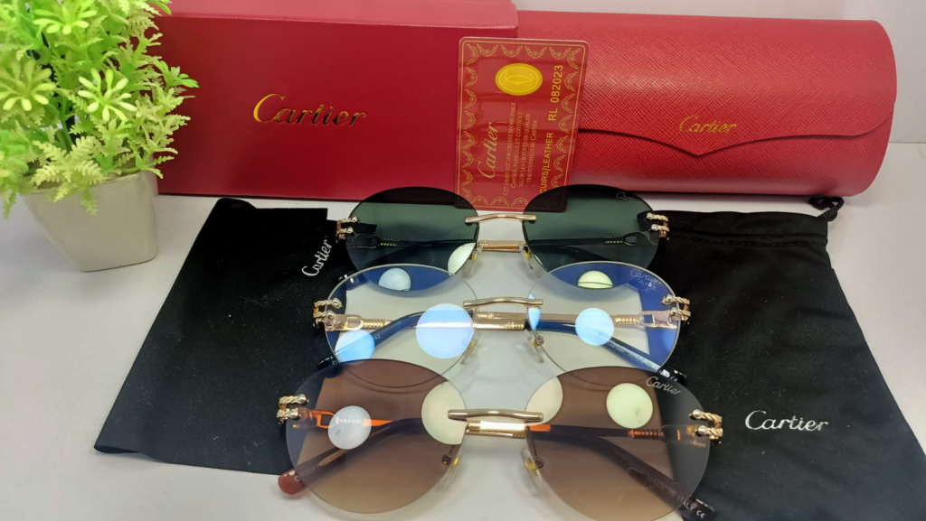 A variety of Cartier shades