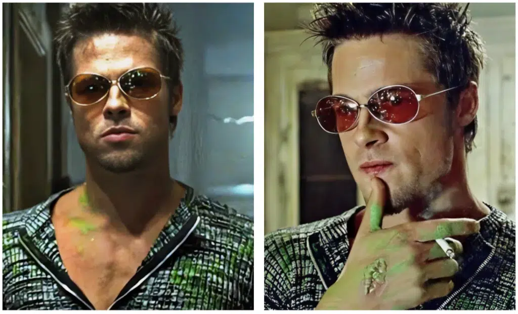 Brad Pitt Sunglasses in Fight Club movie