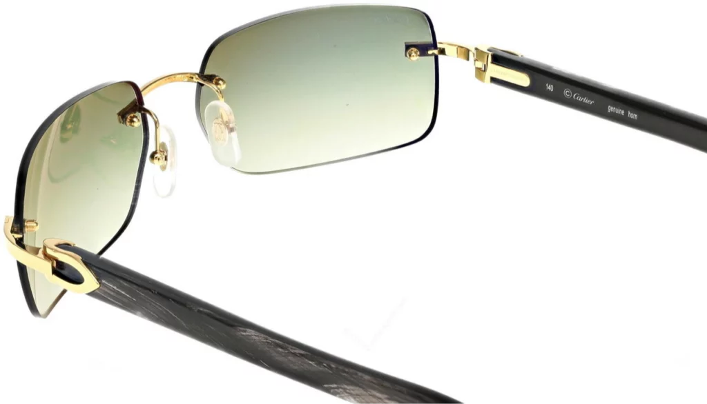 Cartier buffalo horn frames