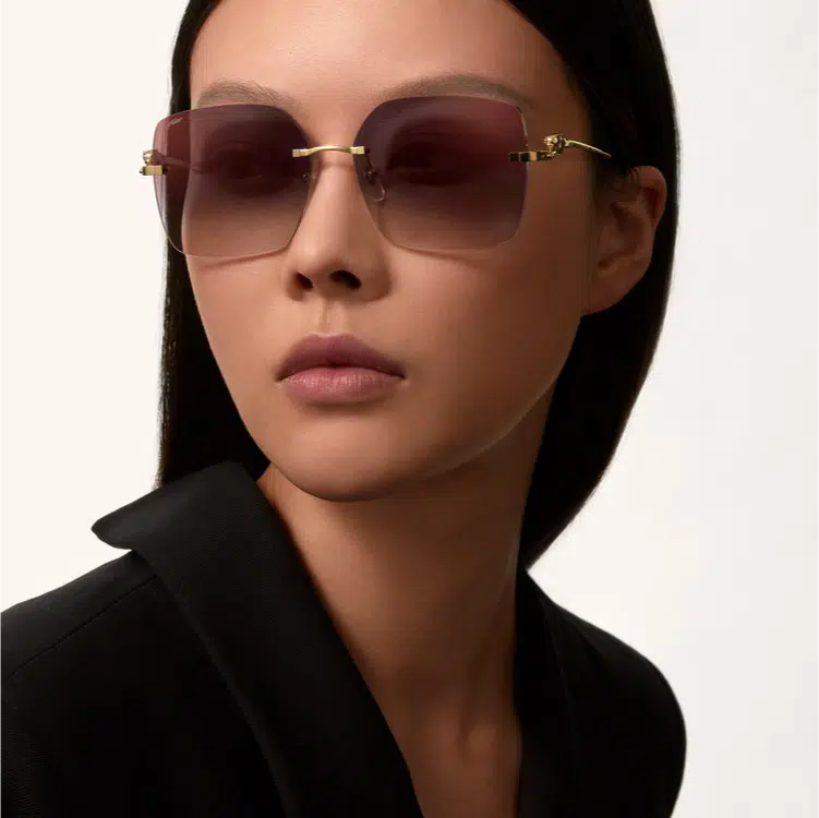 Cartier women sunglasses with colorful lenses