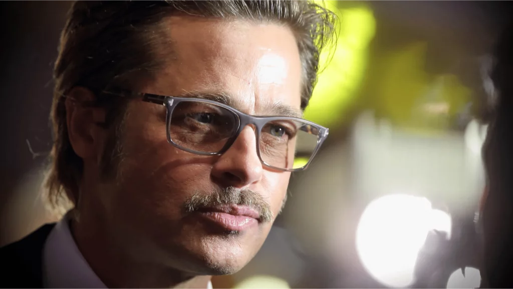 Brad Pitt Fury Eyeglasses