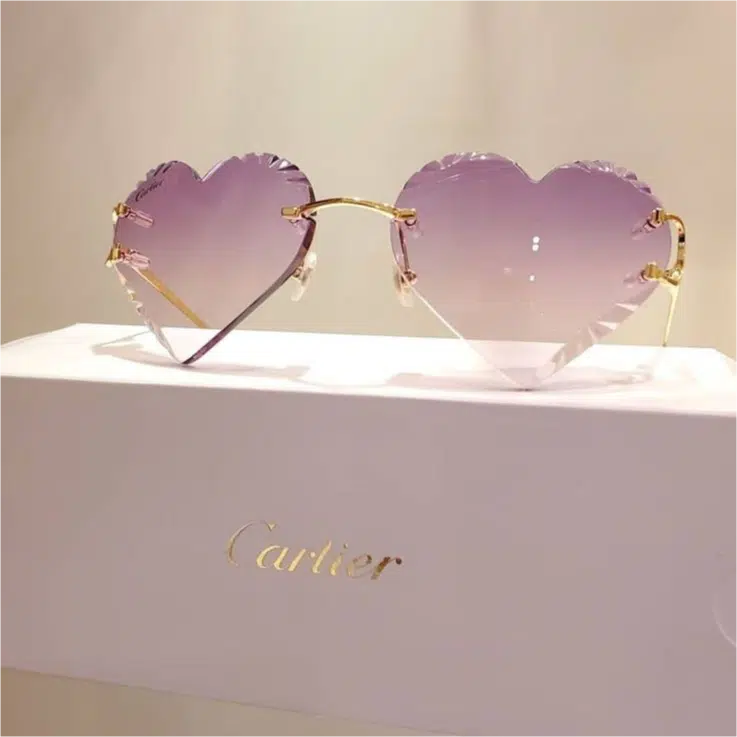 Romantic frames by Cartier