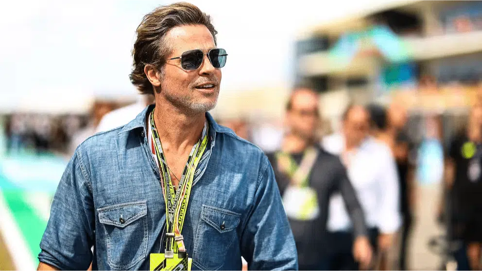 Brad Pitt Sunglasses at America’s Formula 1 Circuit