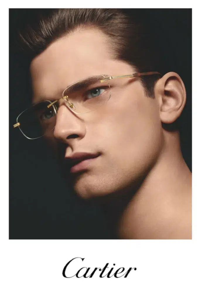 Cartier men’s eyeglasses: refined elegance