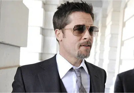 Brad Pitt Sunglasses in Paris