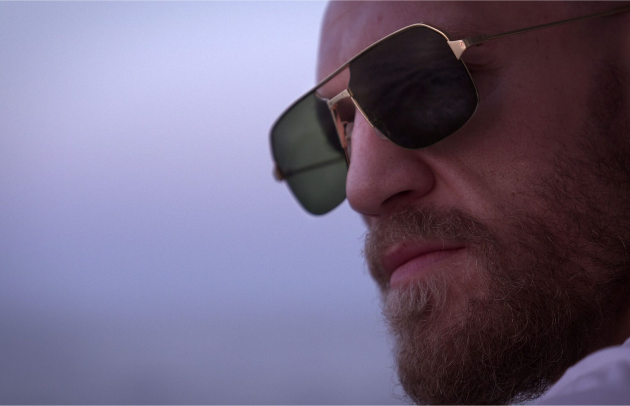 Conor McGregor Santos de Cartier sunglasses