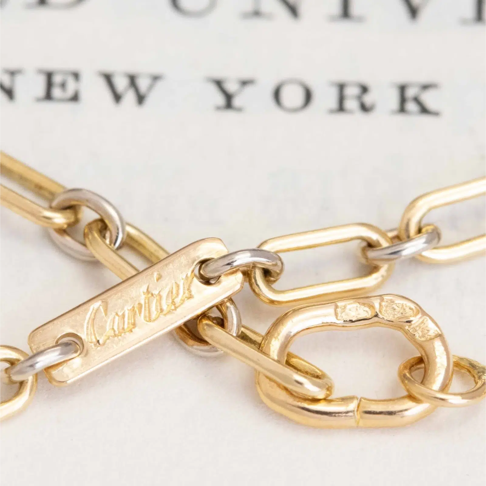 Cartier paperclip glasses chain