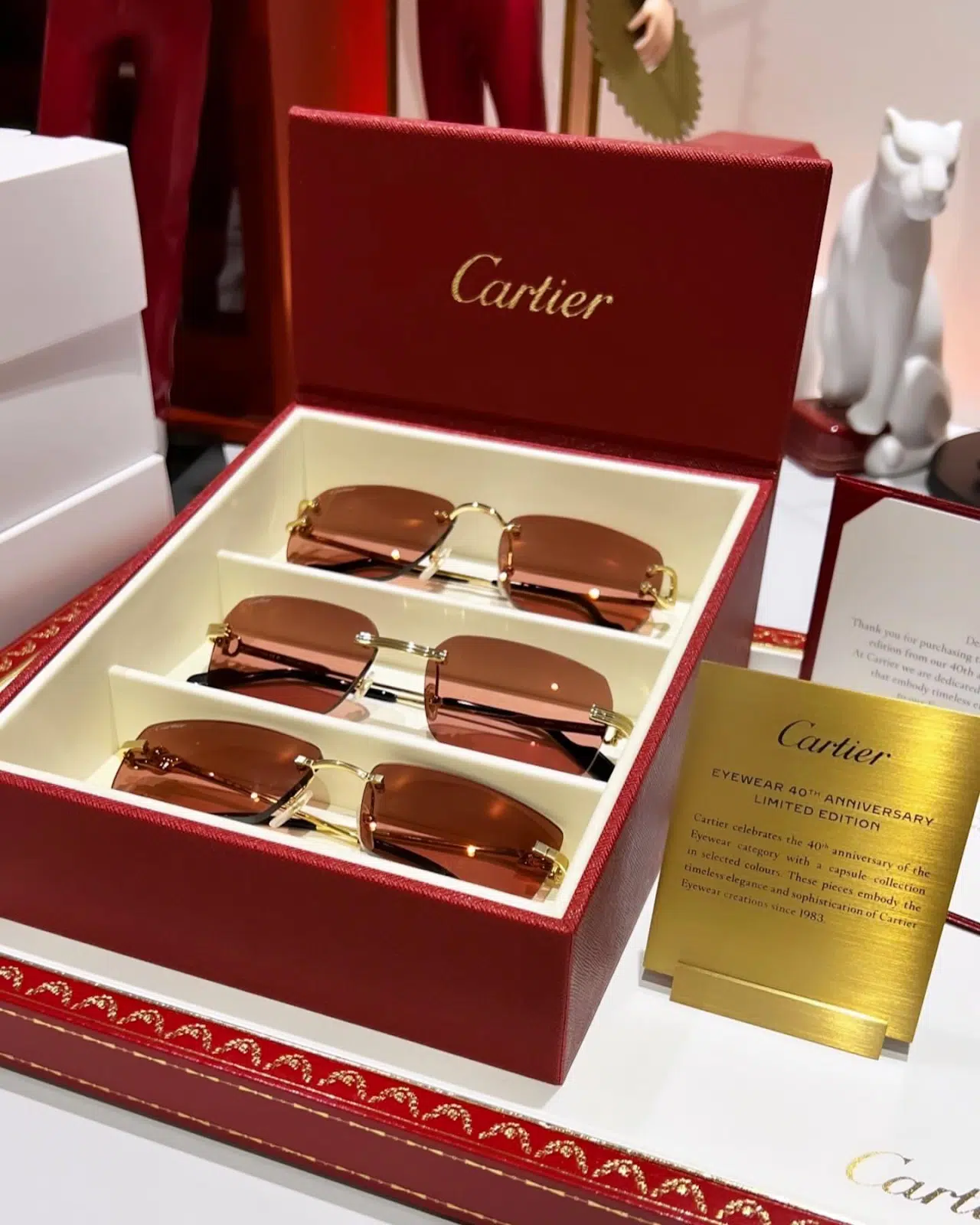 Cartier Eyewear 40 Anniversary: Limited Edition