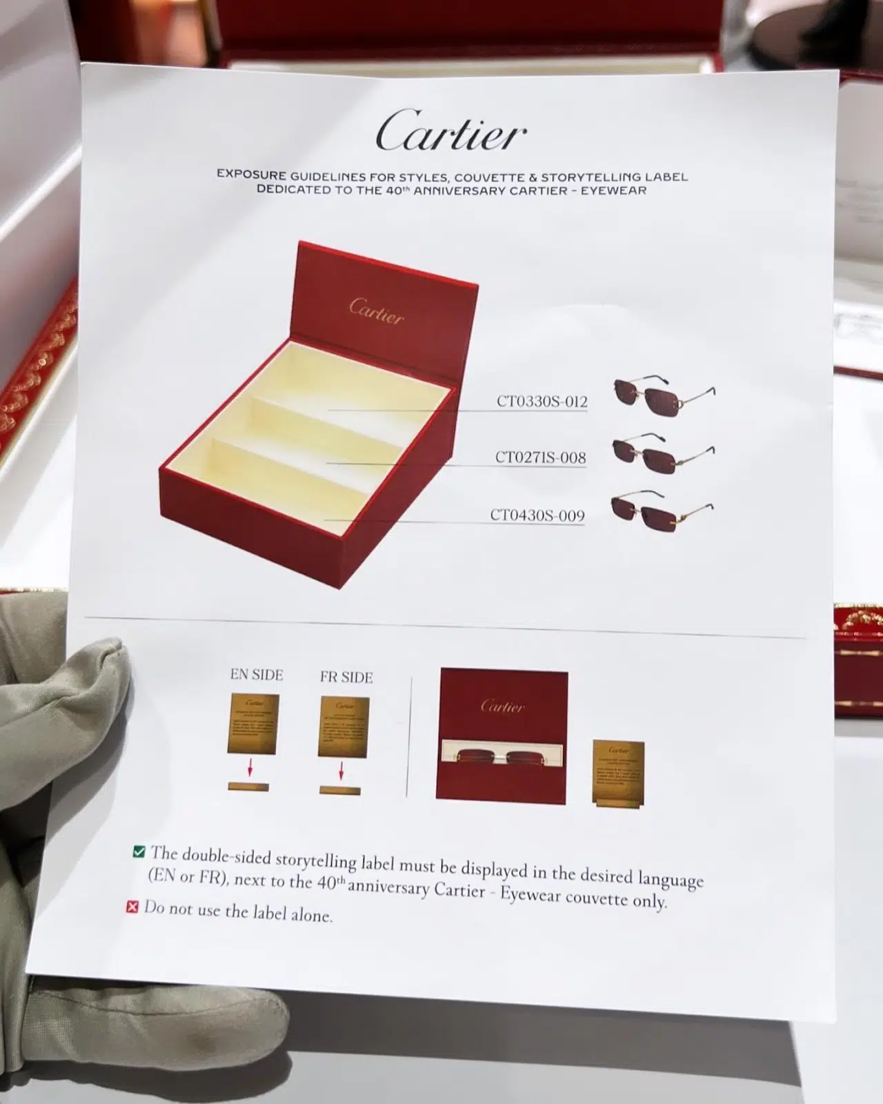 Cartier Eyewear 40 Anniversary: Limited Edition of 500