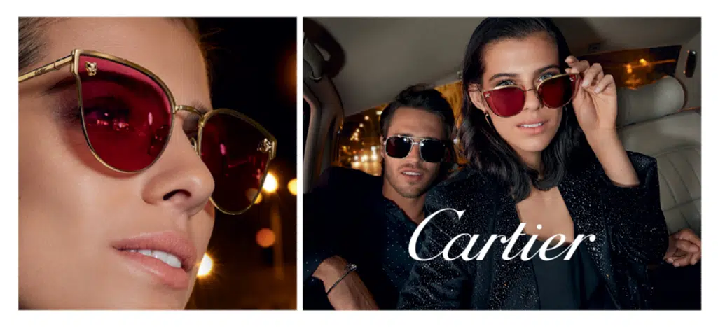 Eye-catching Cartier frames