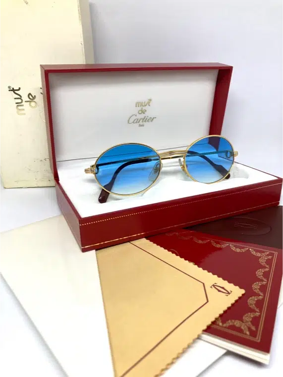 Vintage Cartier glasses with case