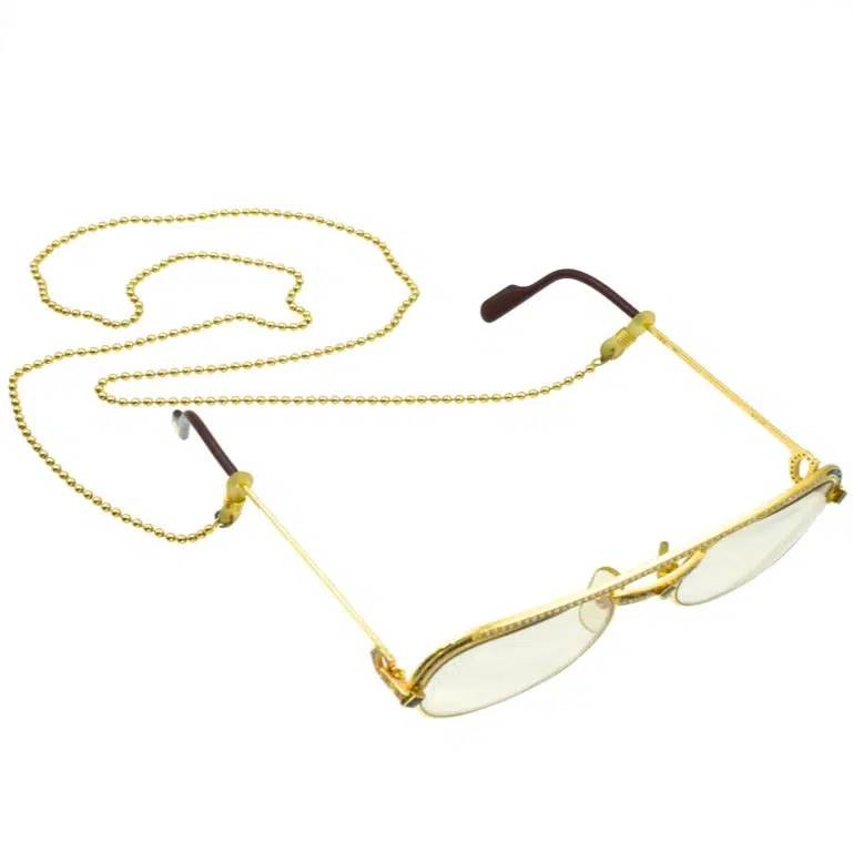 Cartier vintage eyeglasses with a chain