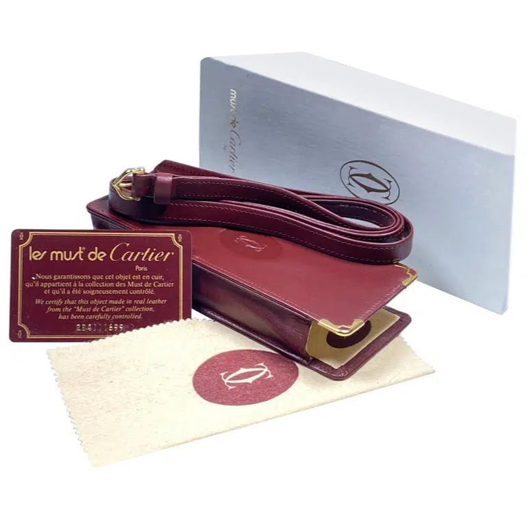 Cartier vintage glasses case