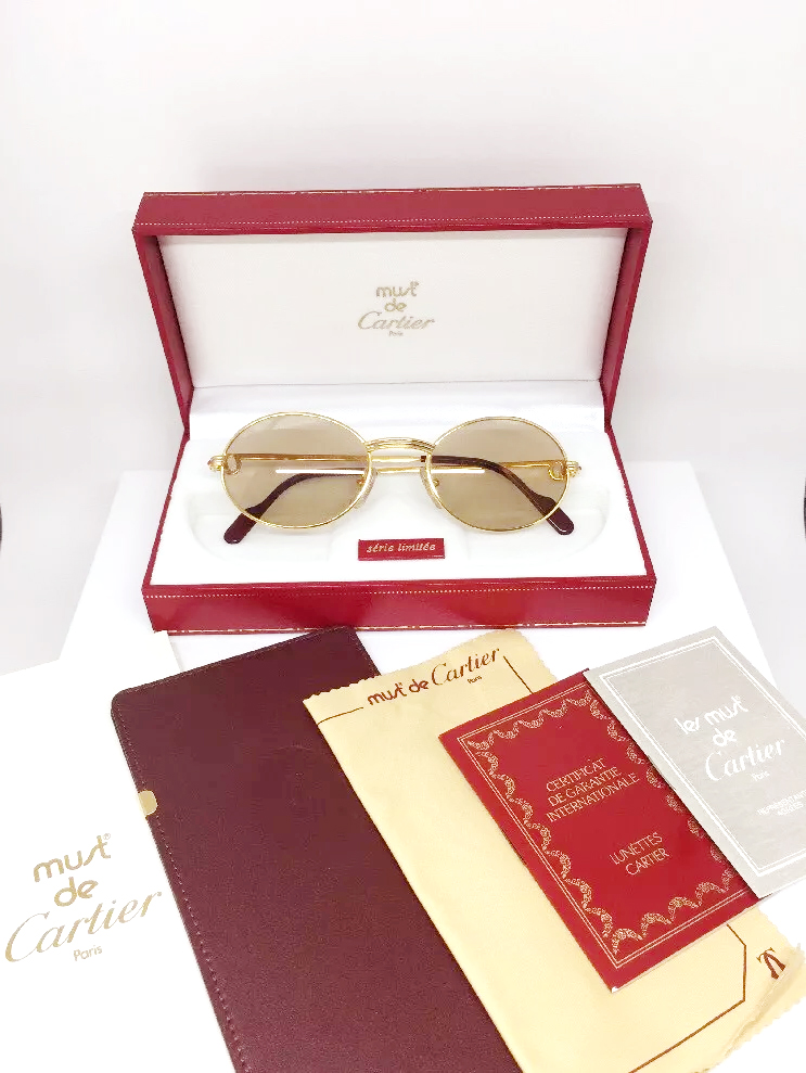 Vintage eyewear Cartier with cases