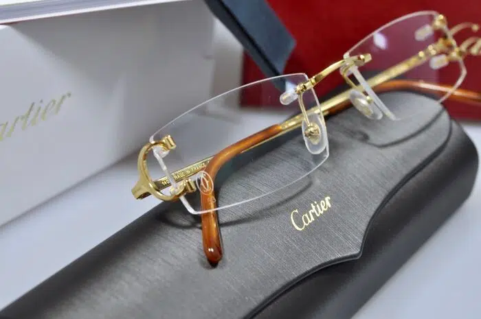 Cartier rimless eyeglasses