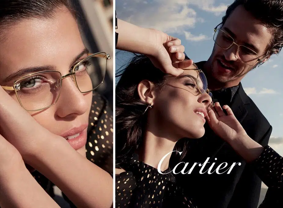 An assortment of optical frames by Cartier