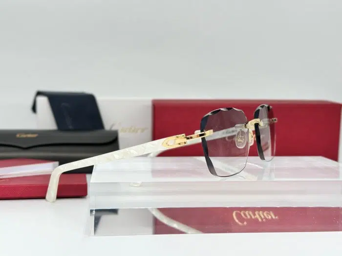 Cartier buffalo horn glasses