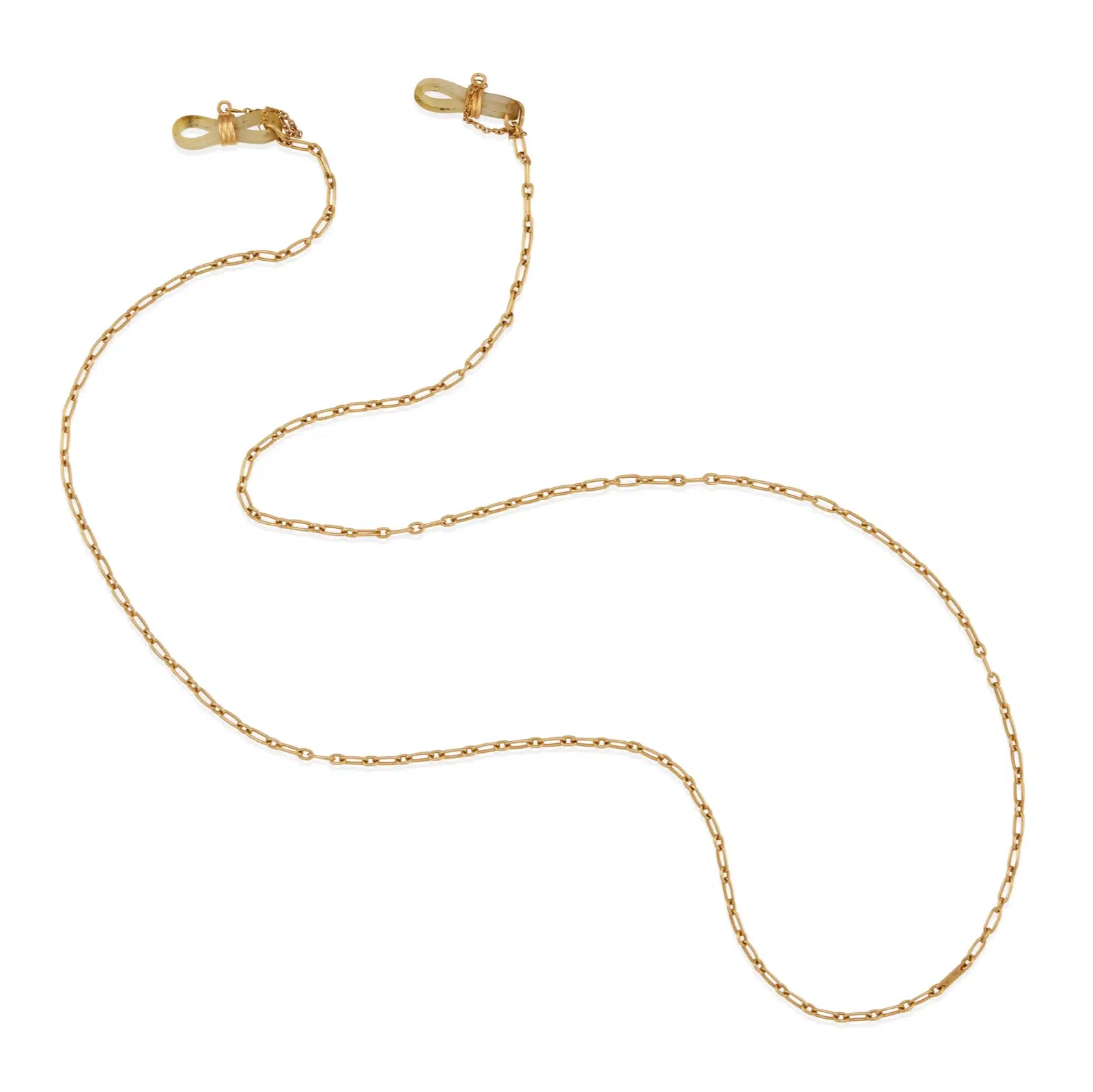 Cartier 18k gold glasses holder chain