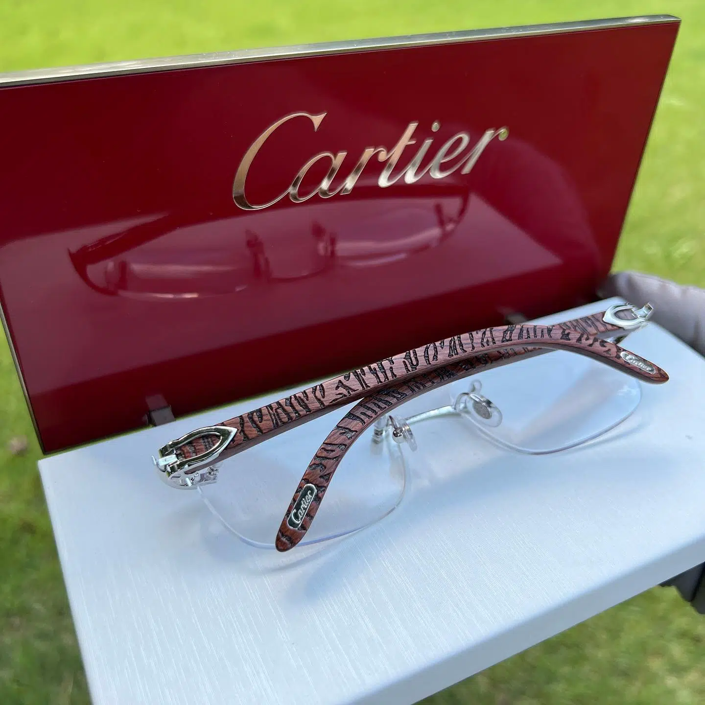 Cartier limited edition Tiger Wood glasses