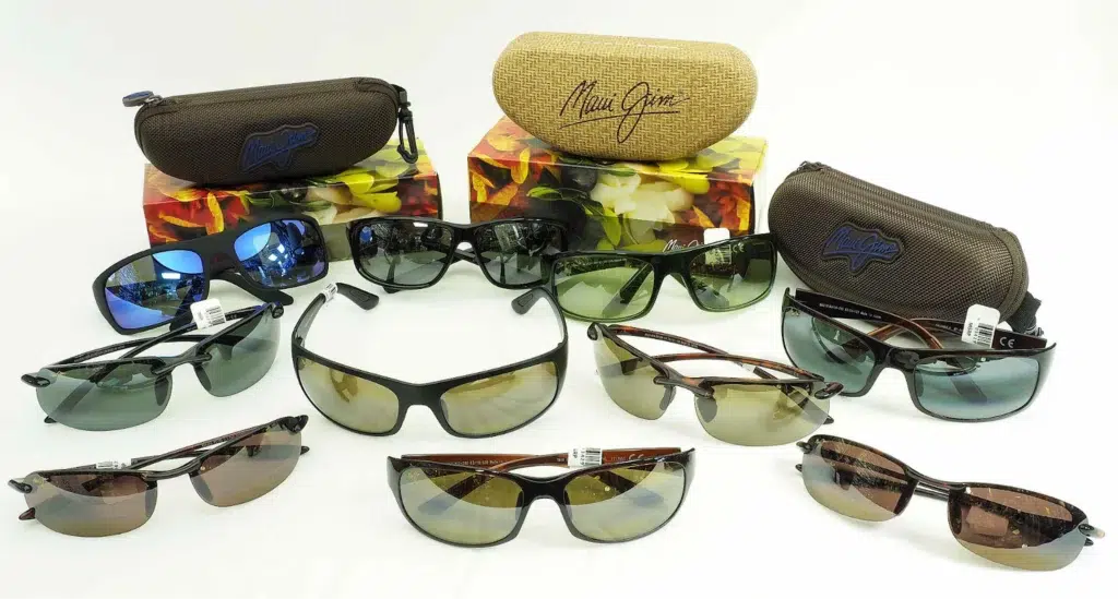 The assortment of Maui Jim shades