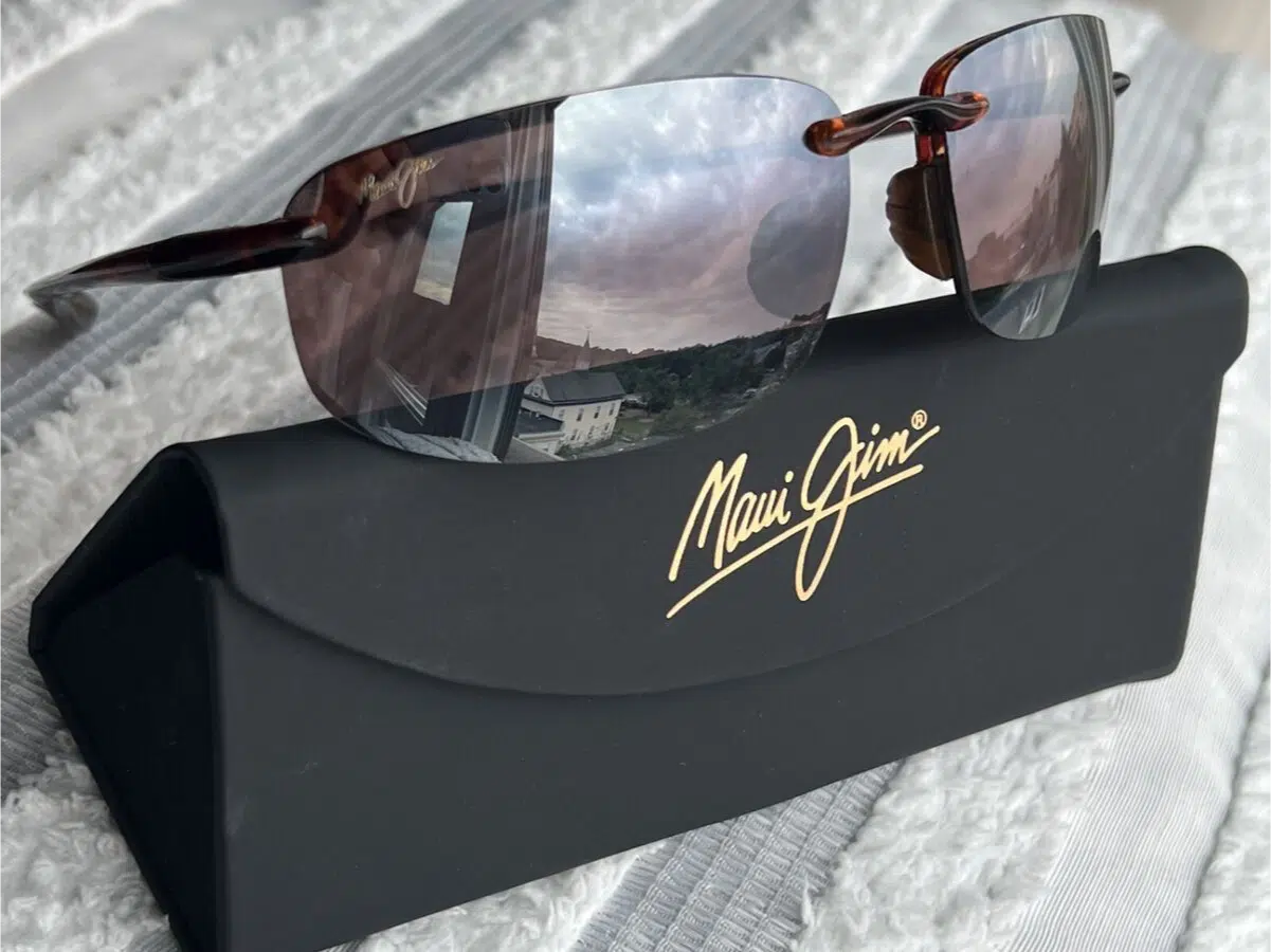 Maui Jim sunglasses with a case