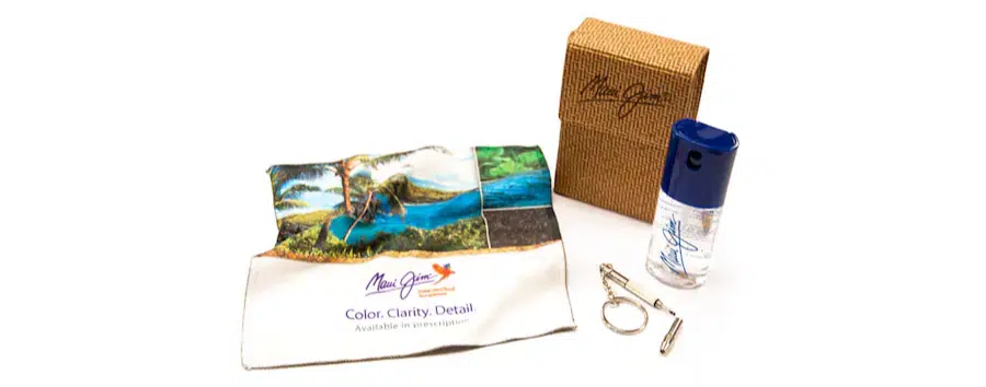 Maui Jim kit for eyewear care