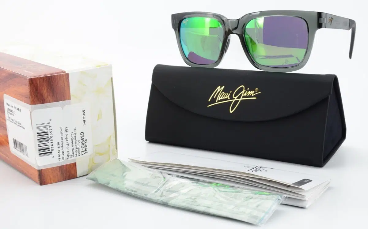 Maui Jim uses eco-friendly packing