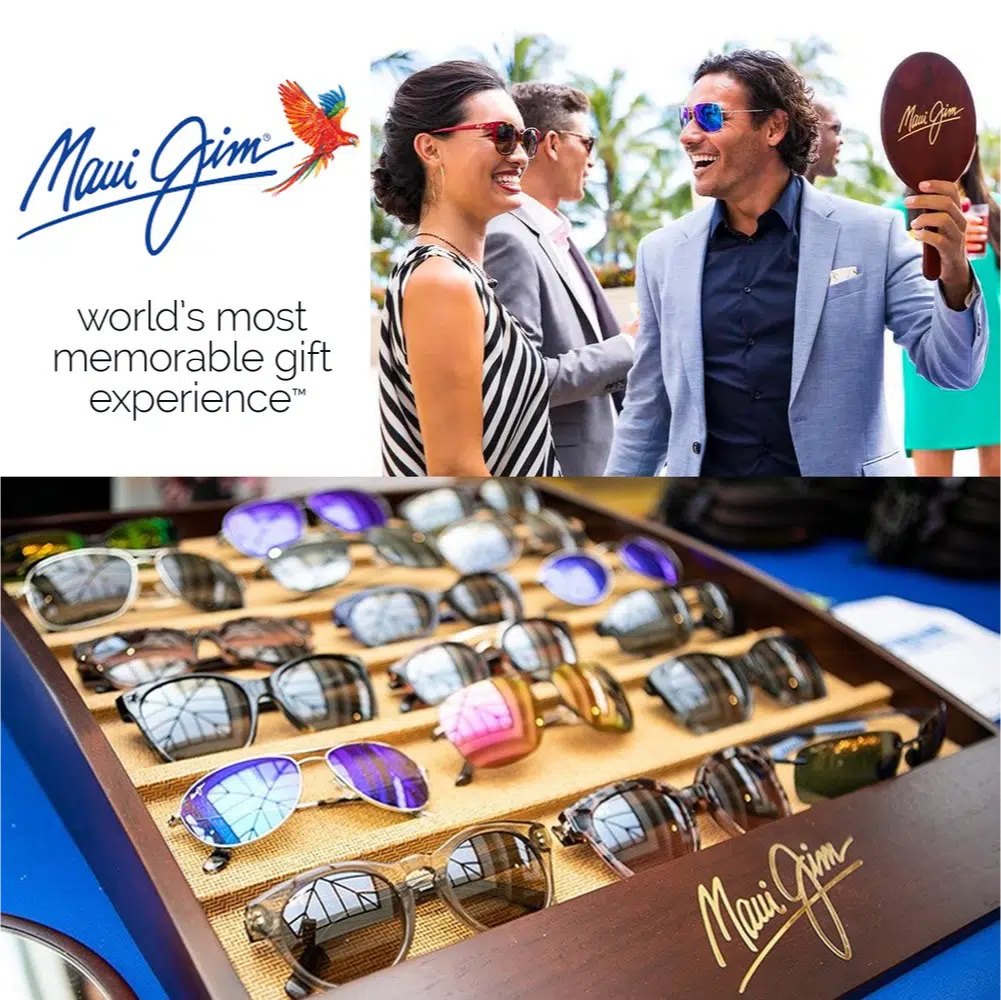 A variety of Maui Jim sunglasses