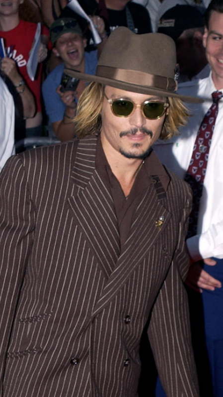 depp red carpet shades