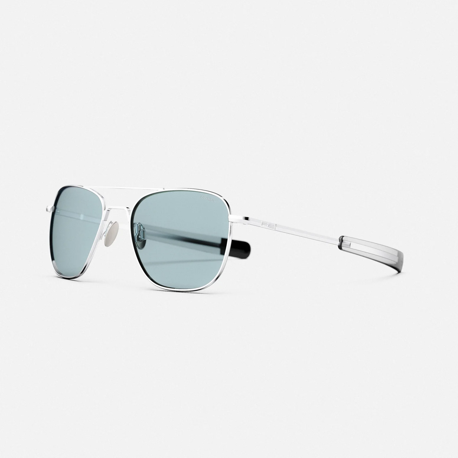 aviators sunglasses randolph white gold